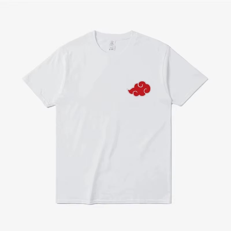 ()Japan Anime Akatsuki Cloud Symbols Men T-Shirts Streetwear Short Sleeve T Shirts Men Women Oversized Tee Men'S Clothing