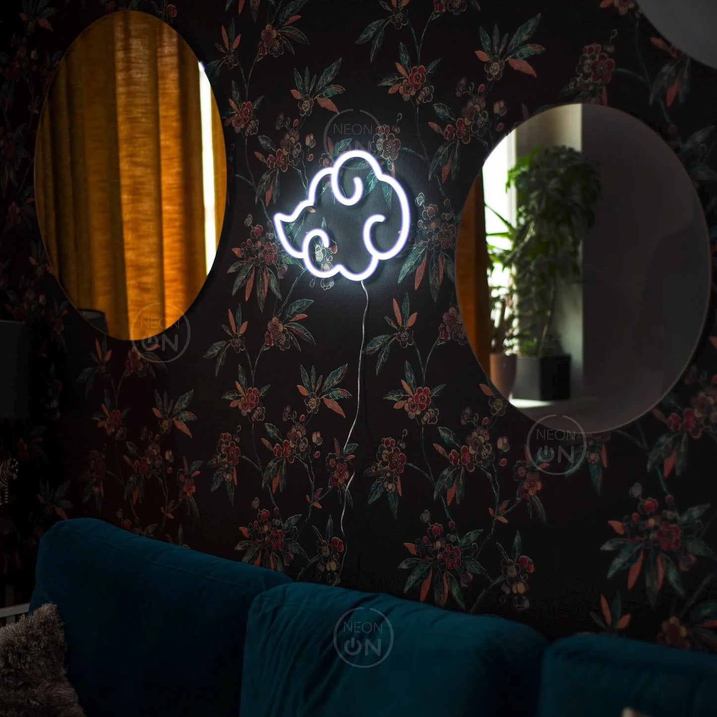 Akatsuki Anime Cloud Neon Sign Wall Sign Decor, Neon Anime Sign, Wall Art, Asian Decor, Neon Light, Neon Sign, Manga Art, Anime Wall Art