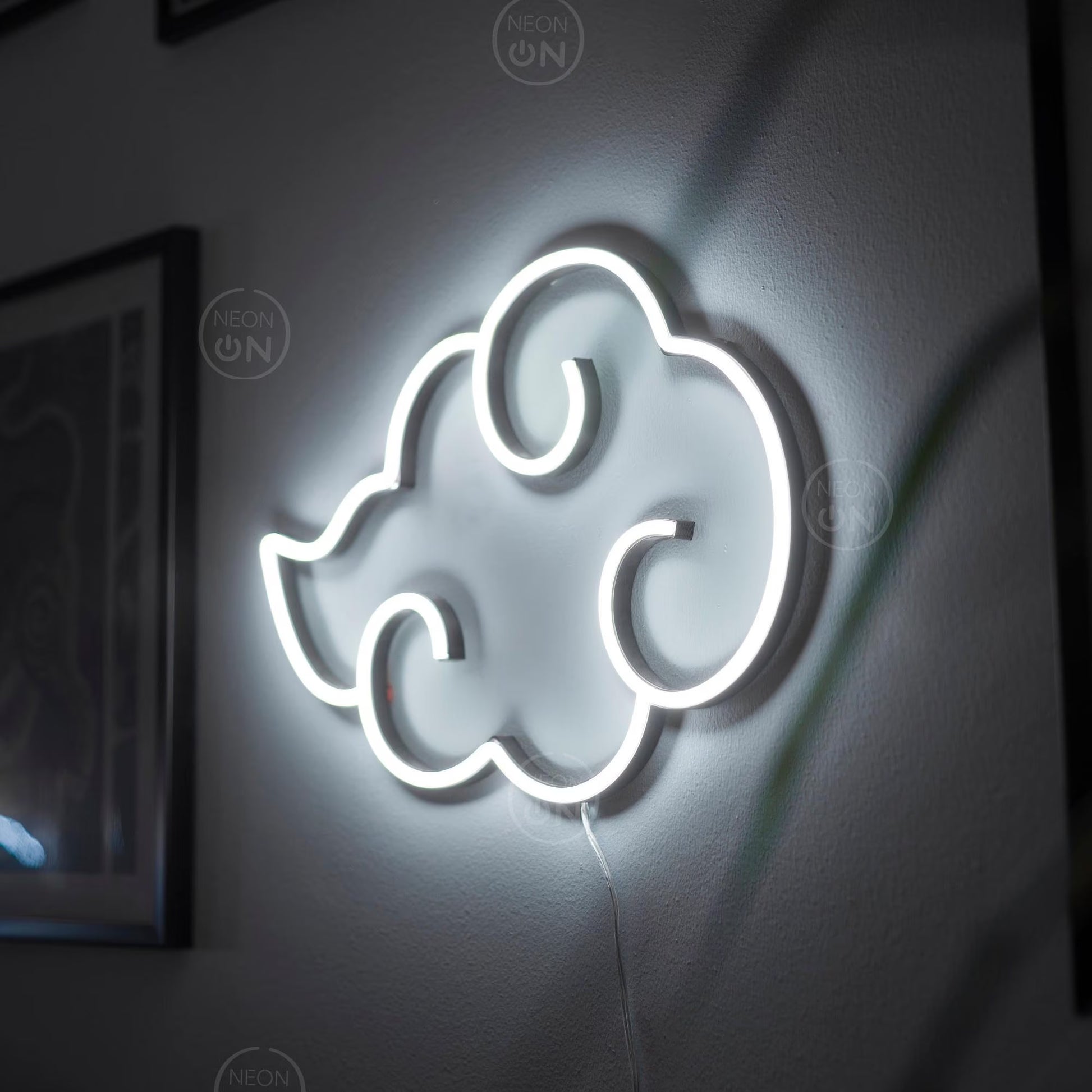 Akatsuki Anime Cloud Neon Sign Wall Sign Decor, Neon Anime Sign, Wall Art, Asian Decor, Neon Light, Neon Sign, Manga Art, Anime Wall Art