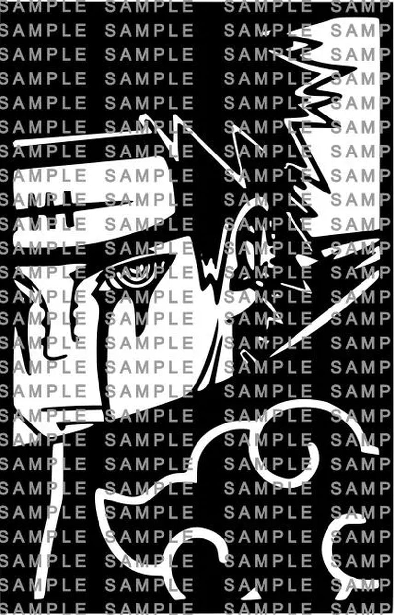 Pain Akatsuki Naruto Shippuden SVG Archive Anime Manga Vector Walldecor Lasercut