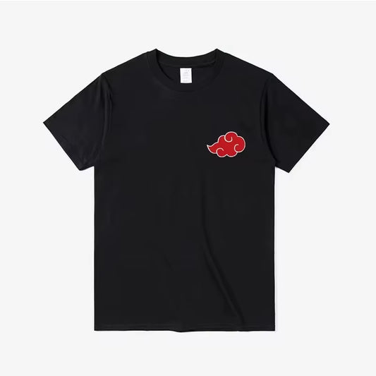 （）Japan Anime Akatsuki Cloud Symbols Men T-Shirts Streetwear Short Sleeve T Shirts Men Women Oversized Tee Men'S Clothing