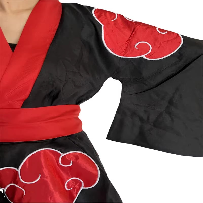 New Japanese Styles Dresses Cosplay Dresses Costume Akatsuki Kimono Dress Uchiha Sasuke Lolita Dresses Suit